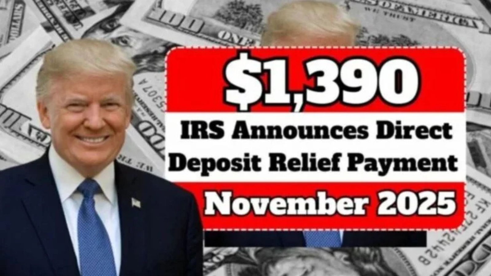 $1,390 IRS Direct Deposit (Nov 2025): Who Qualifies?