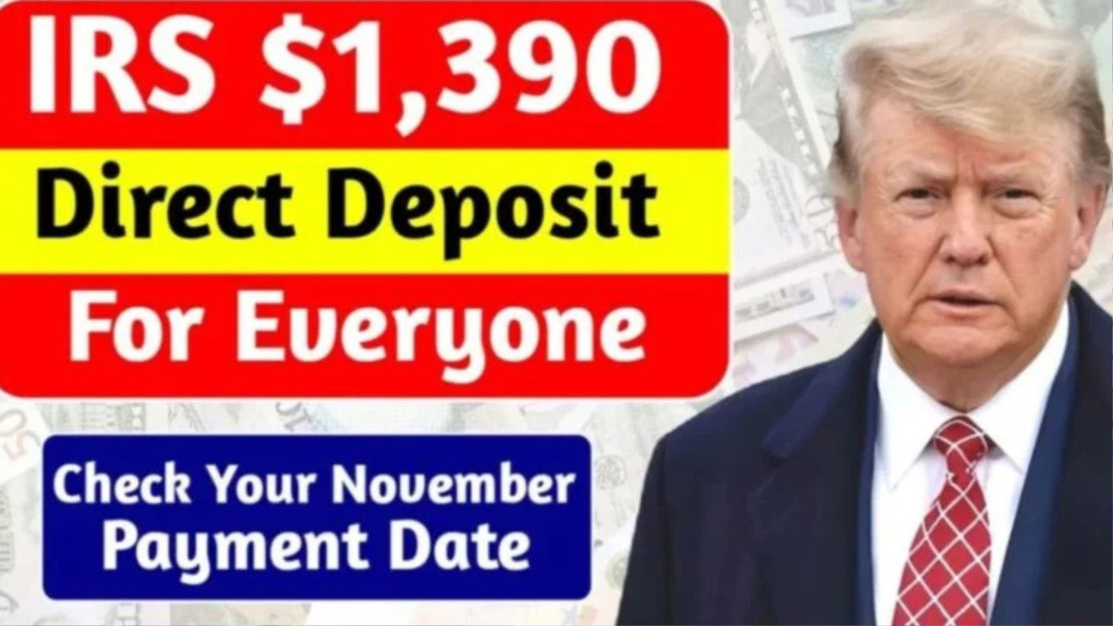 IRS $1,390 Direct Deposit Nov 2025: Who Qualifies & Key Dates