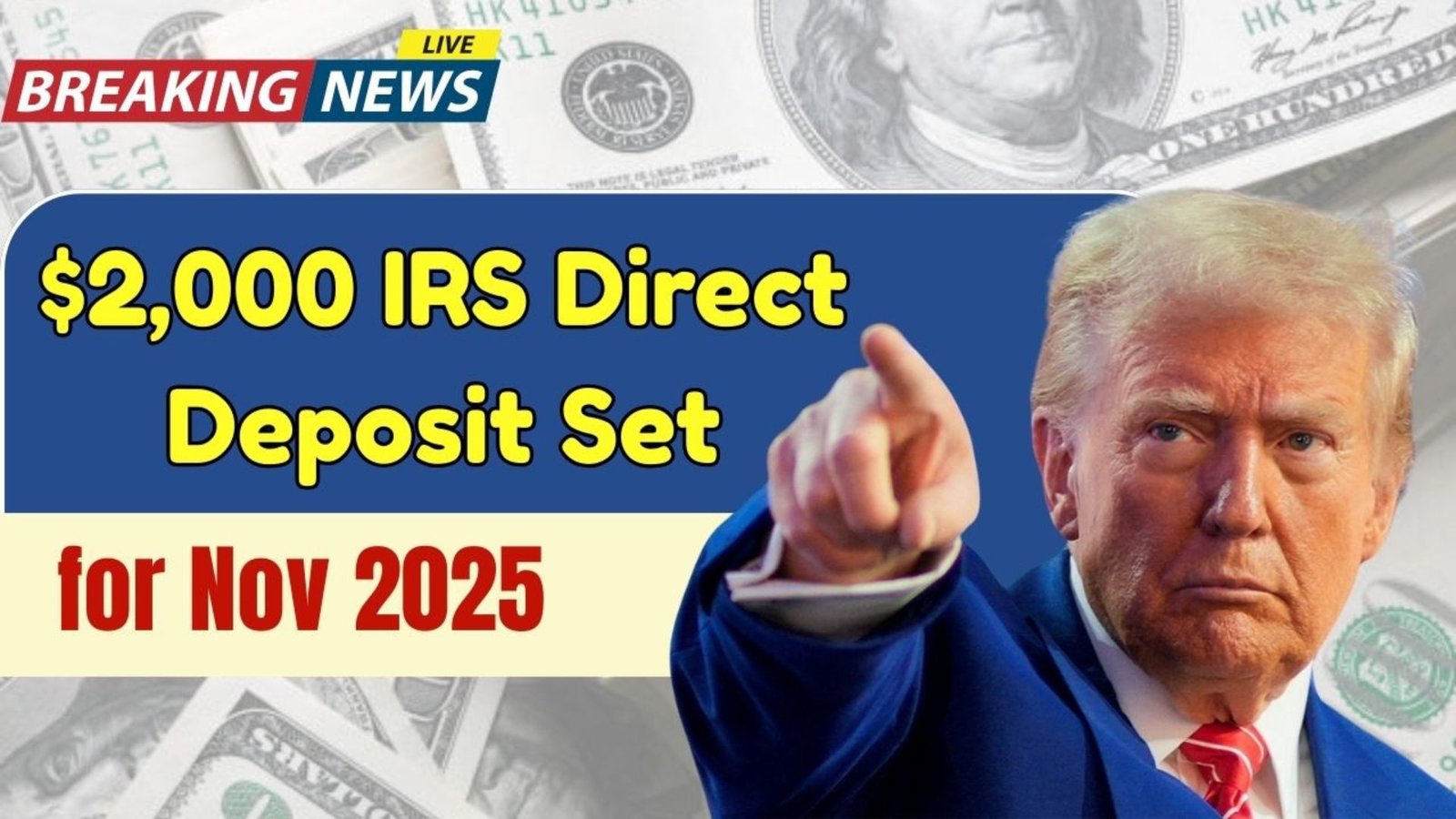 $2,000 IRS Direct Deposit November 2025 Exposed